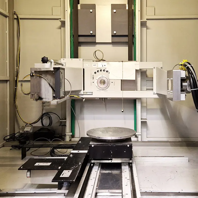 Radioscopy cabinet with an upgraded digital detector